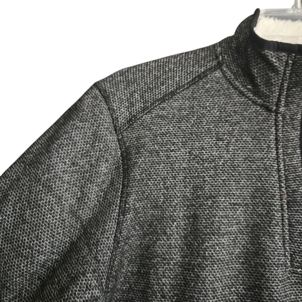 Orvis Men's Size Medium‎ Black Brighton Pullover Sherpa Lined 1/4 Zip